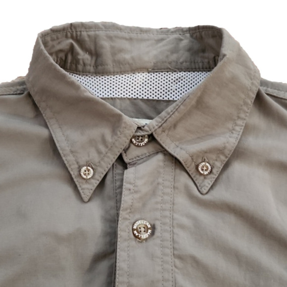 Magellan Sportswear Olive Green Button-Up Fishing Guide Shirt - Picture 2 of 8